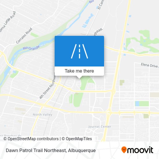 Dawn Patrol Trail Northeast map