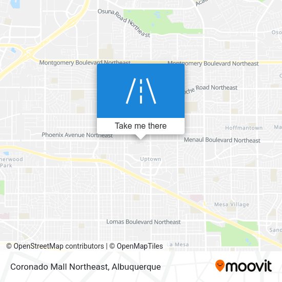 Mapa de Coronado Mall Northeast