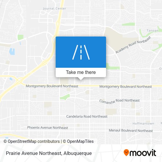 Prairie Avenue Northeast map