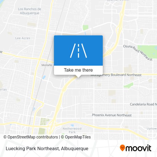 Luecking Park Northeast map