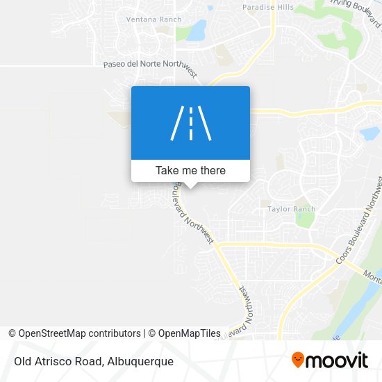 Mapa de Old Atrisco Road