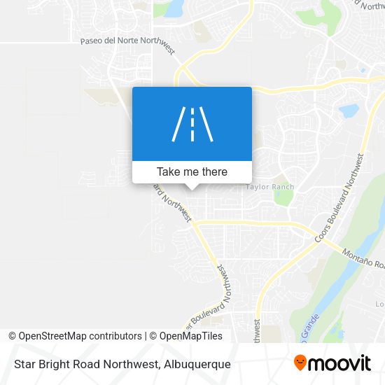 Mapa de Star Bright Road Northwest