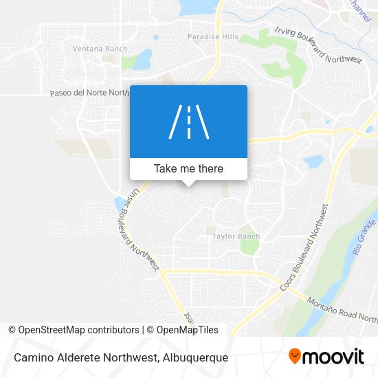 Mapa de Camino Alderete Northwest