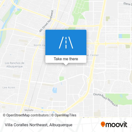 Mapa de Villa Coralles Northeast
