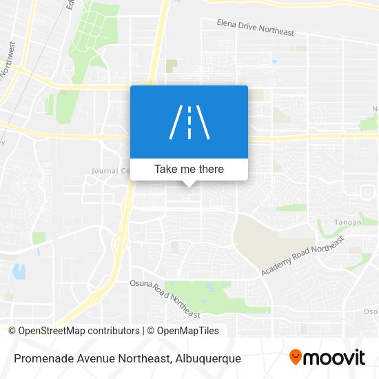 Promenade Avenue Northeast map