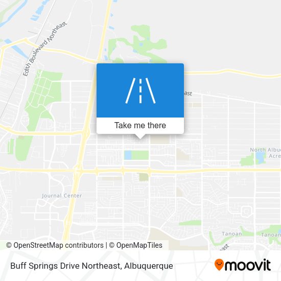 Mapa de Buff Springs Drive Northeast