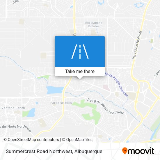 Summercrest Road Northwest map