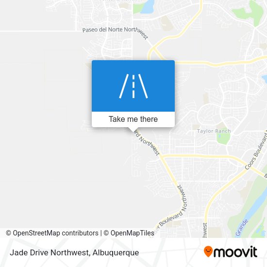 Jade Drive Northwest map