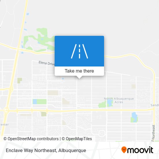 Enclave Way Northeast map