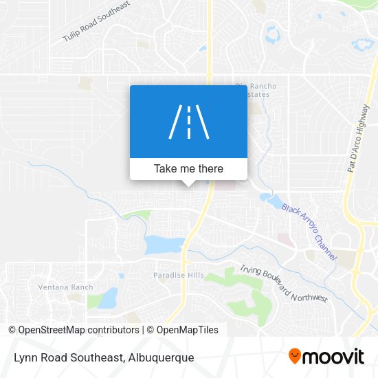 Lynn Road Southeast map