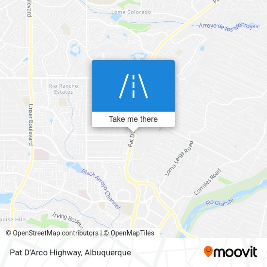 Pat D'Arco Highway map