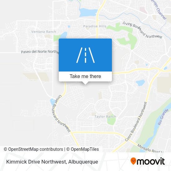 Kimmick Drive Northwest map