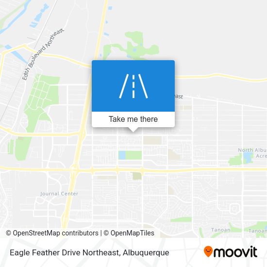 Eagle Feather Drive Northeast map