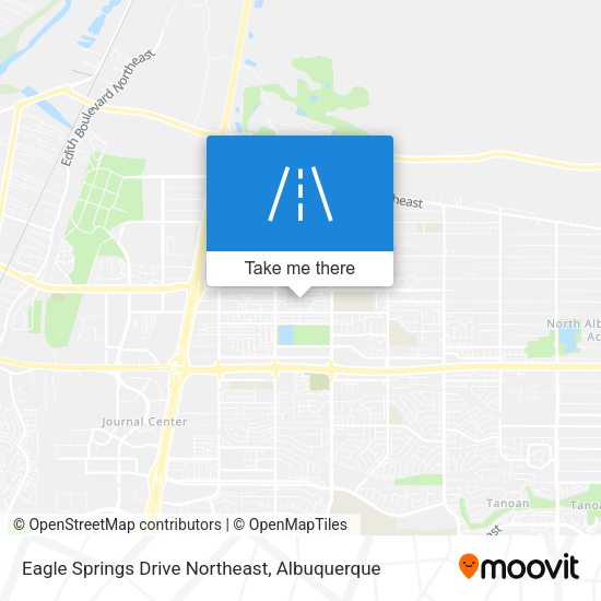 Eagle Springs Drive Northeast map