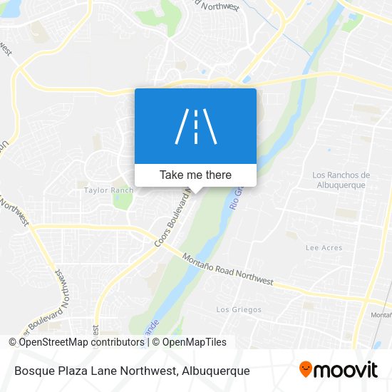 Mapa de Bosque Plaza Lane Northwest