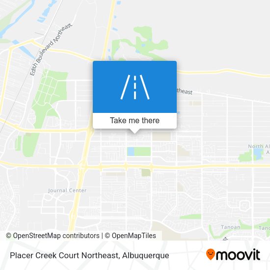 Placer Creek Court Northeast map