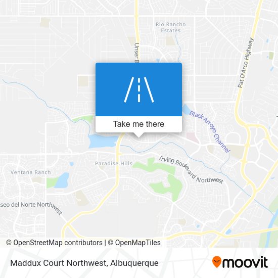 Mapa de Maddux Court Northwest