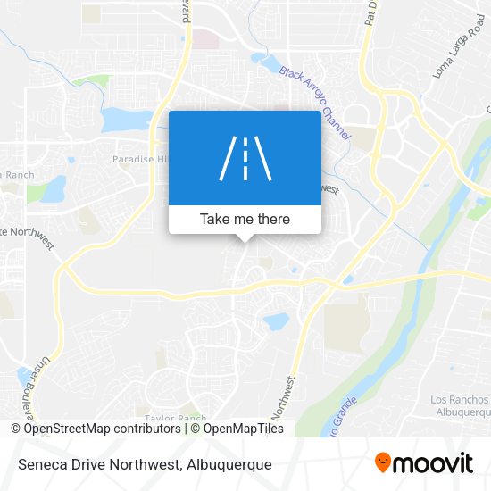 Seneca Drive Northwest map
