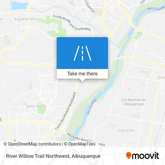 River Willow Trail Northwest map