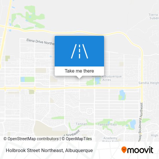 Mapa de Holbrook Street Northeast