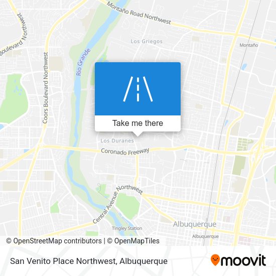San Venito Place Northwest map