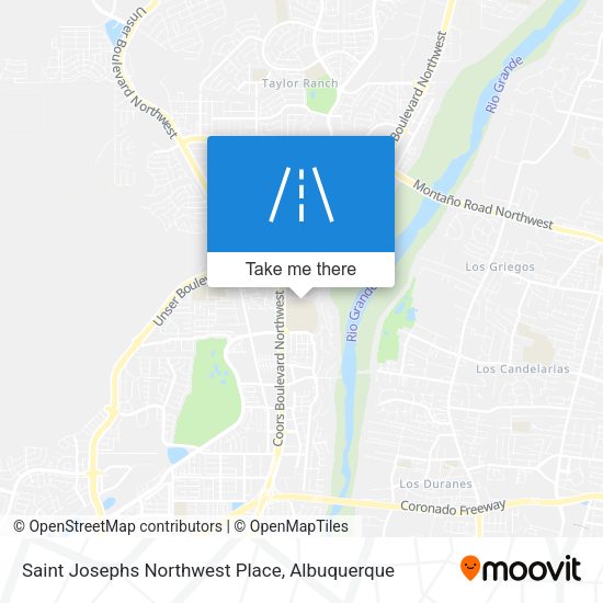 Saint Josephs Northwest Place map