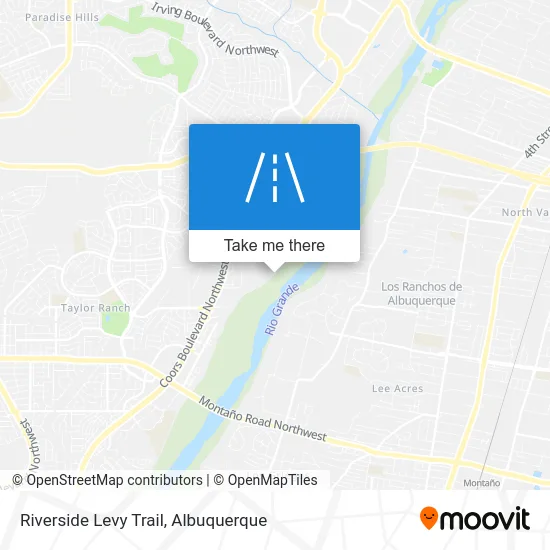 Riverside Levy Trail map