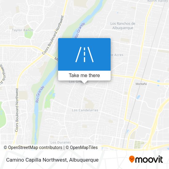 Camino Capilla Northwest map
