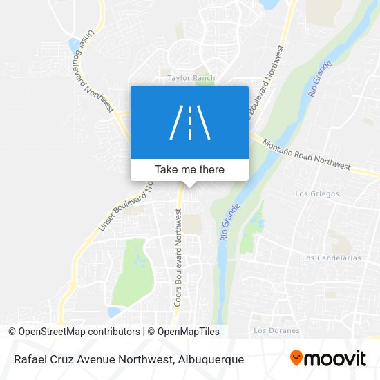 Rafael Cruz Avenue Northwest map