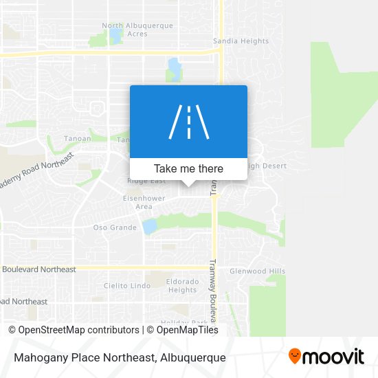Mahogany Place Northeast map