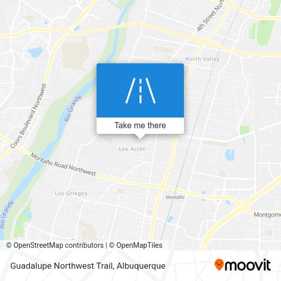 Mapa de Guadalupe Northwest Trail