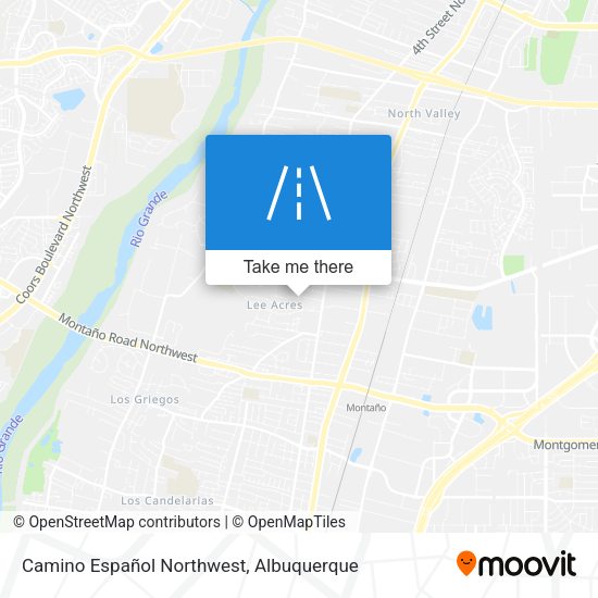 Mapa de Camino Español Northwest