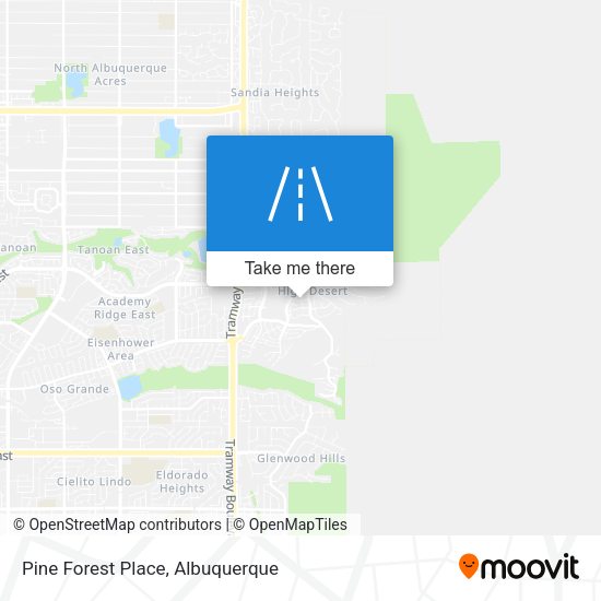 Pine Forest Place map