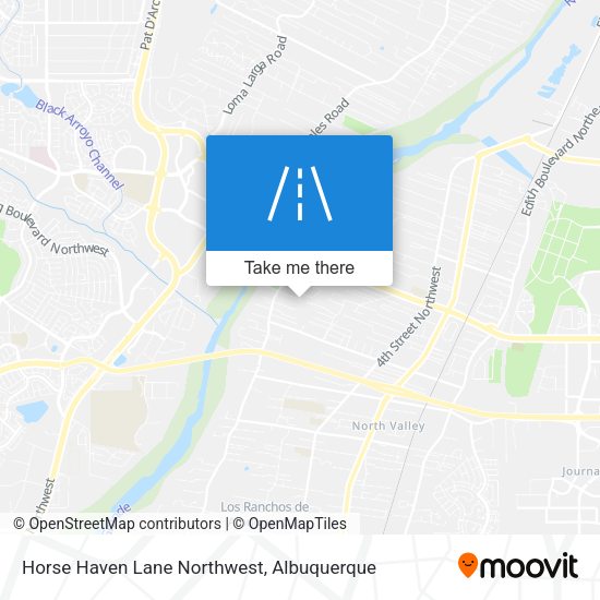 Horse Haven Lane Northwest map