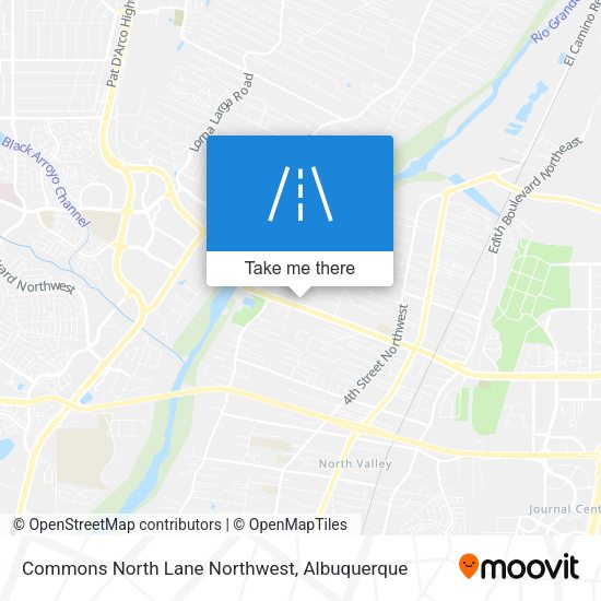 Mapa de Commons North Lane Northwest