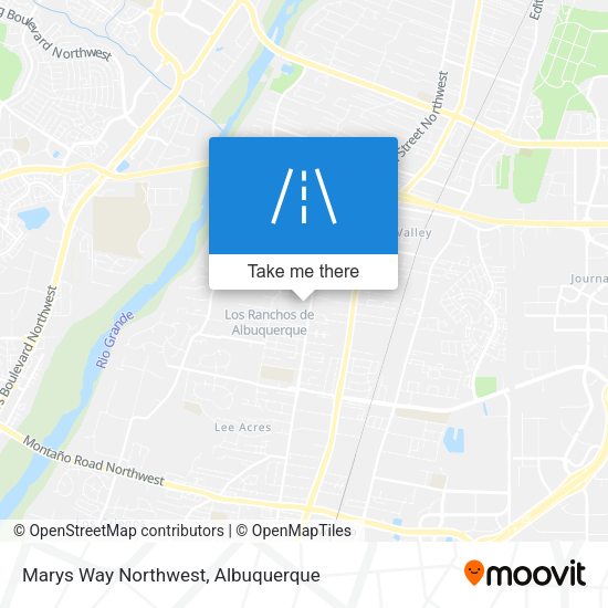 Marys Way Northwest map
