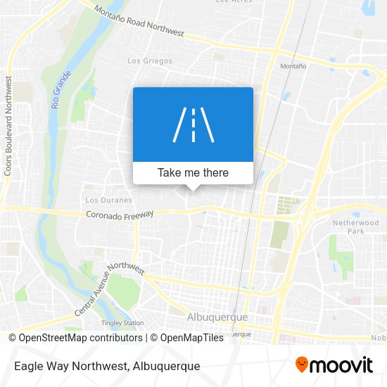 Eagle Way Northwest map