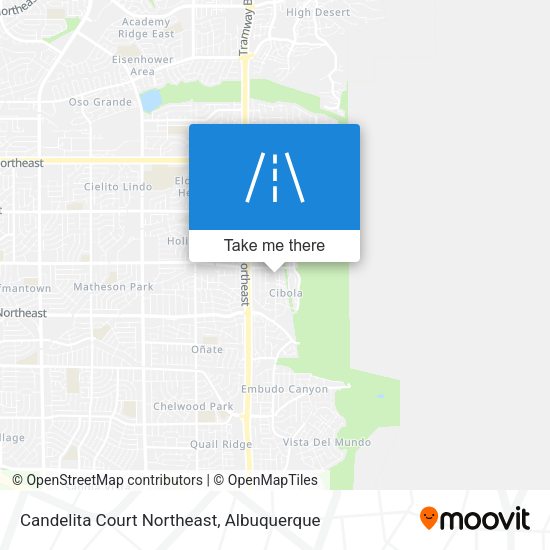 Candelita Court Northeast map