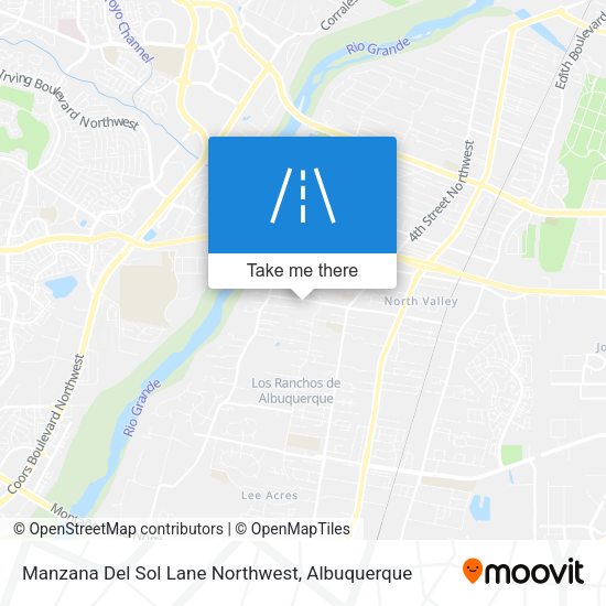 Mapa de Manzana Del Sol Lane Northwest