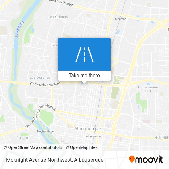 Mcknight Avenue Northwest map