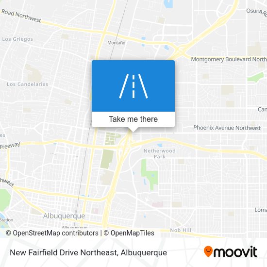 Mapa de New Fairfield Drive Northeast