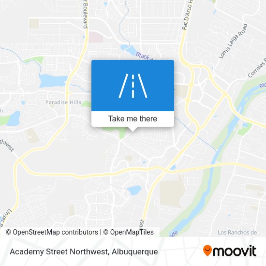 Mapa de Academy Street Northwest