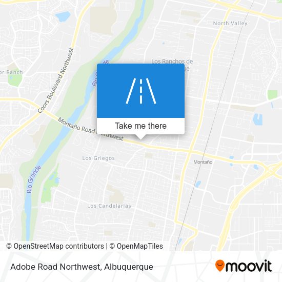 Adobe Road Northwest map