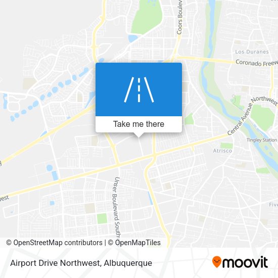 Airport Drive Northwest map