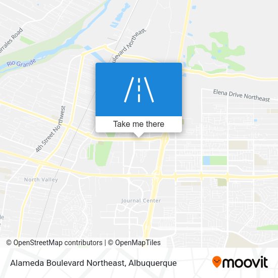 Mapa de Alameda Boulevard Northeast
