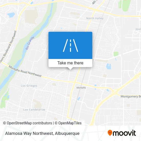 Alamosa Way Northwest map