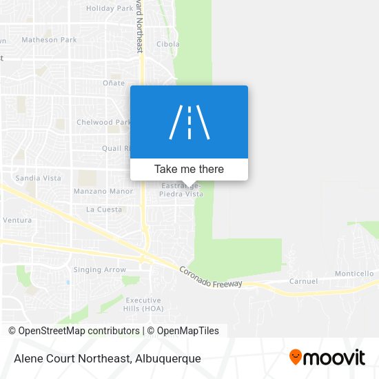 Mapa de Alene Court Northeast