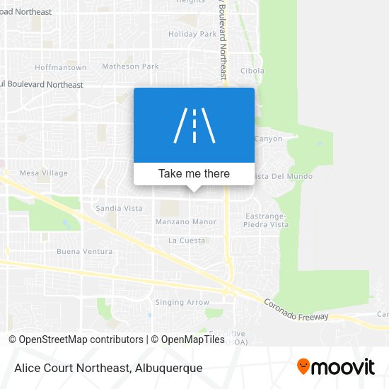 Alice Court Northeast map