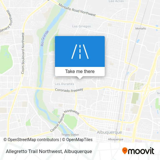Mapa de Allegretto Trail Northwest