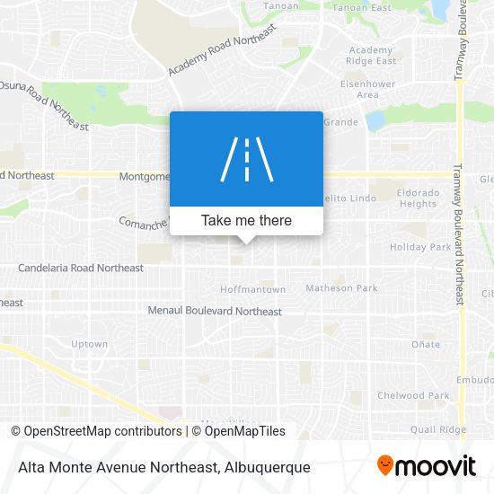 Mapa de Alta Monte Avenue Northeast